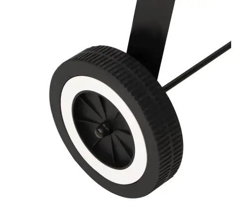 Kokogļu Grils Ar Riteņiem, Melns Tērauds Vidaxl