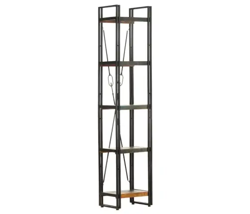 Grāmatu Plaukts, 5 Līmeņi, 40X30X180 Cm, Pārstrādāts Masīvkoks Vidaxl