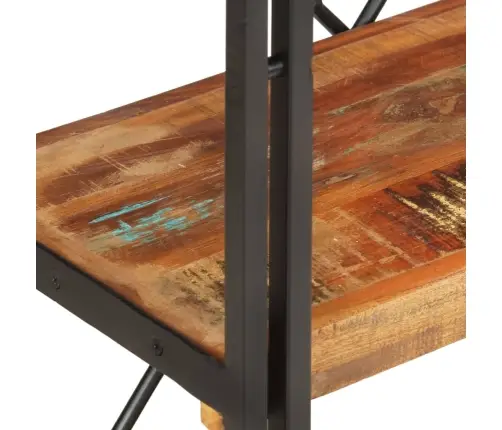 Grāmatu Plaukts, 3 Līmeņi, 60X30X80 Cm, Pārstrādāts Masīvkoks Vidaxl