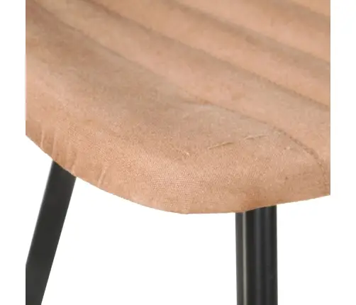 Baro Taburetės, 4Vnt., Rudos Spalvos, Tikra Oda