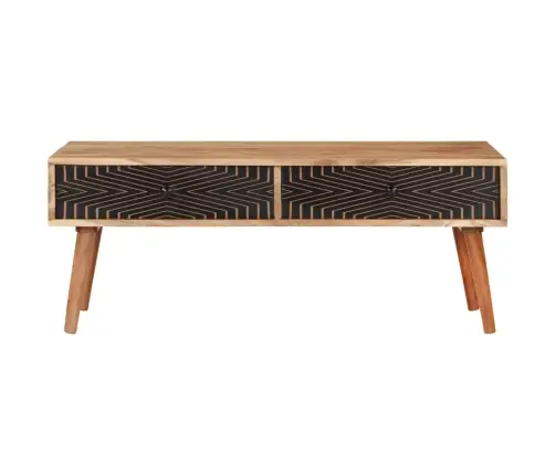 Kafijas Galdiņš, 100X50X39 Cm, Akācijas Masīvkoks Vidaxl