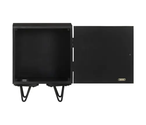 Naktsskapītis Ar Misiņa Durvīm, 40X30X50 Cm, Mango Masīvkoks Vidaxl