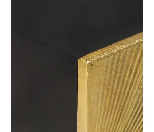 Naktsskapītis Ar Misiņa Durvīm, 40X30X50 Cm, Mango Masīvkoks Vidaxl