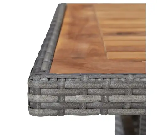 3-Daļīgs Dārza Mēbeļu Komplekts, Pe Rotangpalma, Akācijas Koks Vidaxl