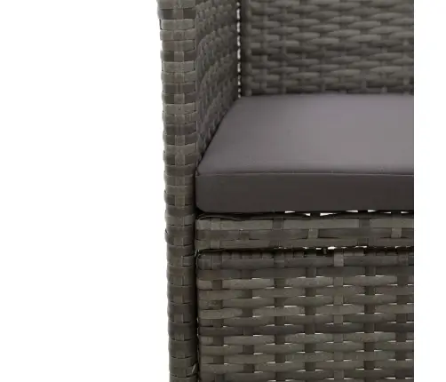 5-Daļīgs Dārza Mēbeļu Komplekts, Pe Rotangpalma, Akācijas Koks Vidaxl