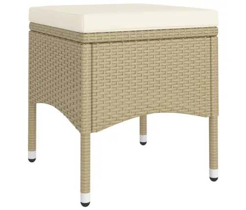 5-Osaline Aia Söögimööbli Komplekt, Polürotang, Beež