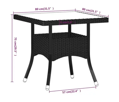 5-Daļīgs Dārza Mēbeļu Komplekts, Pe Rotangpalma, Akācijas Koks Vidaxl