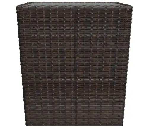 3-Osaline Bistrookomplekt, Polürotang, Karastatud Klaas, Pruun