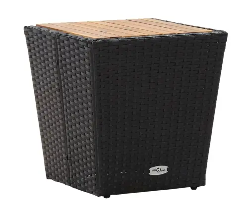 5-Daļīgs Bistro Mēbeļu Komplekts, Pe Rotangpalma, Akācijas Koks Vidaxl