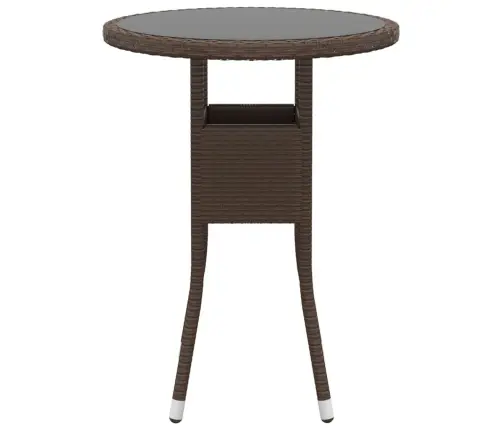 3-Daļīgs Dārza Mēbeļu Komplekts, Pe Rotangpalma, Brūni Vidaxl 3-Daļīgs Dārza Mēbeļu Komplekts, Pe Rotangpalma, Brūni Vidaxl