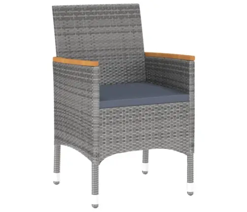 3-Osaline Aiamööbli Komplekt, Polürotang, Hall