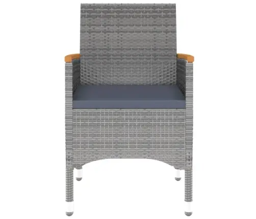 3-Osaline Aiamööbli Komplekt, Polürotang, Hall