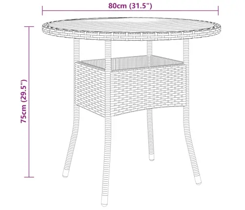 Sodo Valgomojo Baldų Komplektas, 5 Dalių, Pilkas, Poliratanas