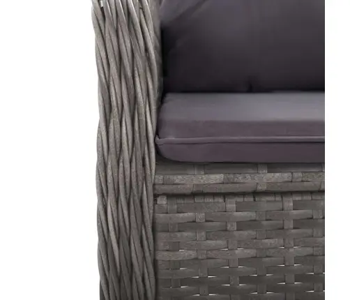 5-Daļīgs Dārza Mēbeļu Komplekts, Pe Rotangpalma, Akācijas Koks Vidaxl