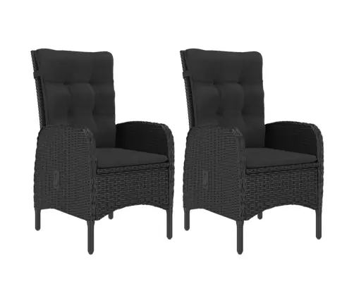 3-Daļīgs Bistro Mēbeļu Komplekts, Pe Rotangpalma, Akācijas Koks Vidaxl