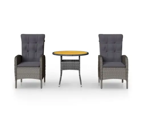 3-Osaline Aia Bistrookomplekt, Polürotang, Hall