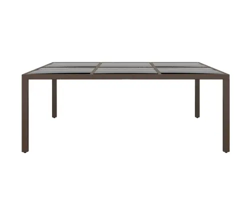 11-Osaline Aiamööbli Komplekt, Polürotang, Pruun