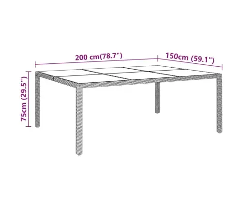 11-Osaline Aiamööbli Komplekt, Polürotang, Pruun