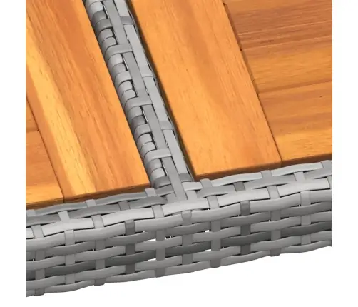 11-Osaline Aiamööbli Komplekt, Polürotang, Hall