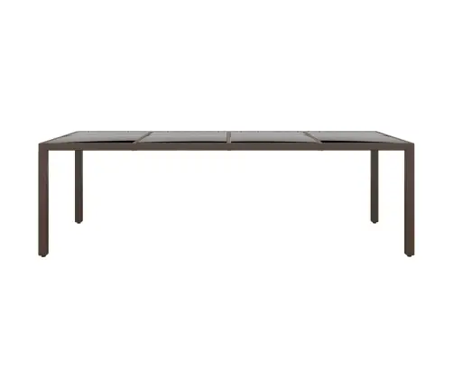 11-Osaline Aiamööbli Komplekt, Polürotang, Pruun