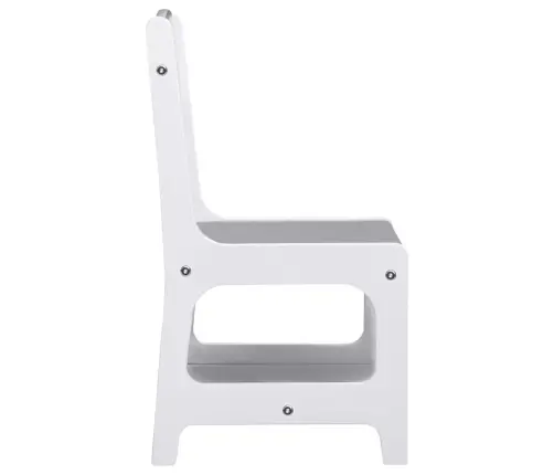 Bērnu Galds Ar 2 Krēsliem, Balts, Mdf Plāksne Vidaxl Bērnu Galds Ar 2 Krēsliem, Balts, Mdf Plāksne Vidaxl