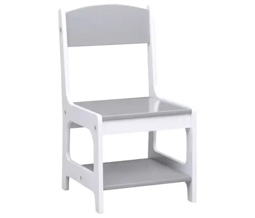 Bērnu Galds Ar 2 Krēsliem, Balts, Mdf Plāksne Vidaxl Bērnu Galds Ar 2 Krēsliem, Balts, Mdf Plāksne Vidaxl