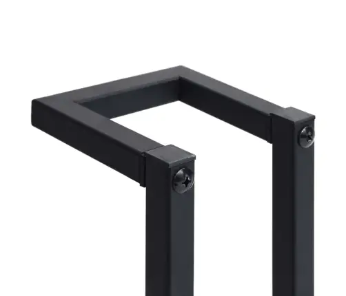 Rankšluosčių Kabykla, Juodos Spalvos, 12,5X12,5X60cm Geležis