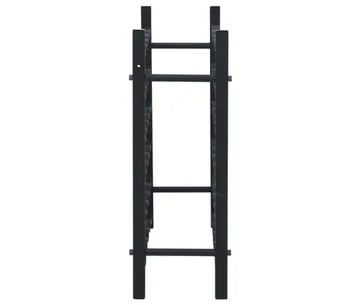 Vīna Pudeļu Plaukts 36 Pudelēm, Melna Dzelzs Vidaxl