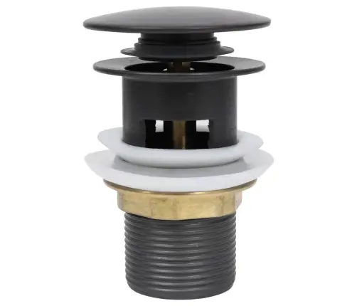 Lükatav Äravool Ülevoolufunktsiooniga Kuldne 6,4X6,4X9,1 Cm