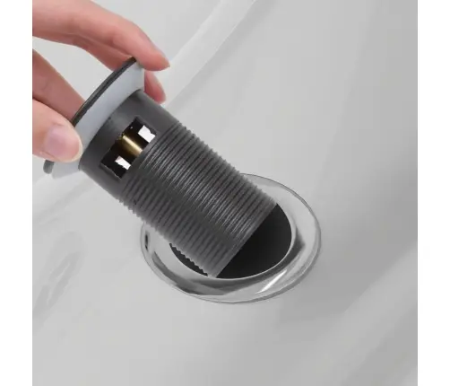 Lükatav Äravool Ülevoolufunktsiooniga Kuldne 6,4X6,4X9,1 Cm