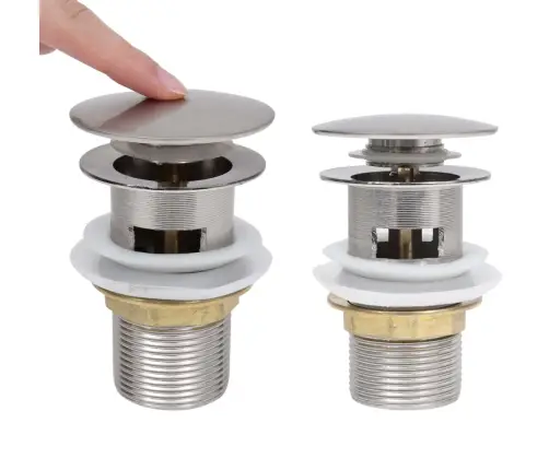 Noteka Ar Pārplūdi, Sudraba Krāsā, 6,4X6,4X9,1 Cm Vidaxl