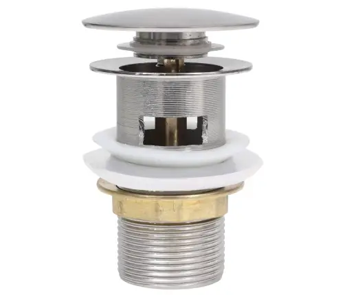 Noteka Ar Pārplūdi, Sudraba Krāsā, 6,4X6,4X9,1 Cm Vidaxl