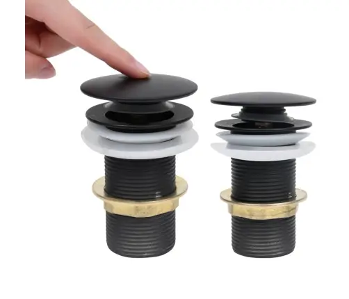 Noteka Bez Pārplūdes, Melna, 6,4X6,4X9,1 Cm Vidaxl