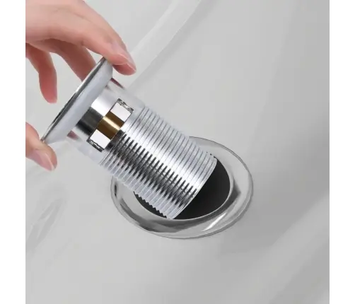 Noteka Bez Pārplūdes, Sudraba Krāsā, 6,4X6,4X9,1 Cm Vidaxl