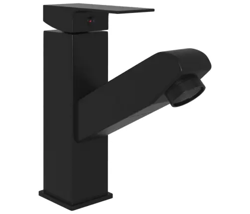 Vonios Kambario Maišytuvas, Juodas, 157X172Mm, Ištraukiamas