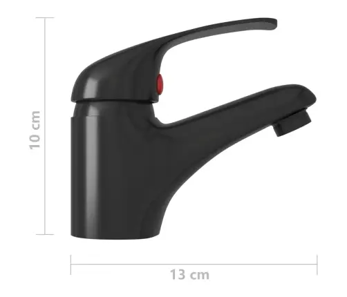 Jaucējkrāns, 13X10 Cm, Melns Vidaxl