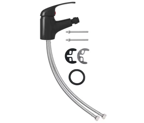 Vonios Kambario Bide Maišytuvas, Juodos Spalvos, 13X12Cm