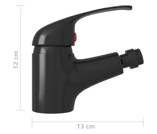 Vonios Kambario Bide Maišytuvas, Juodos Spalvos, 13X12Cm