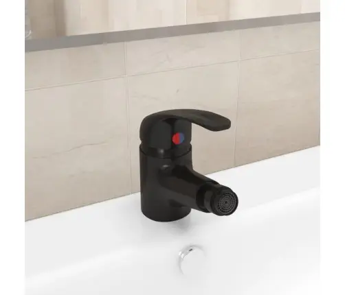 Vonios Kambario Bide Maišytuvas, Juodos Spalvos, 13X12Cm