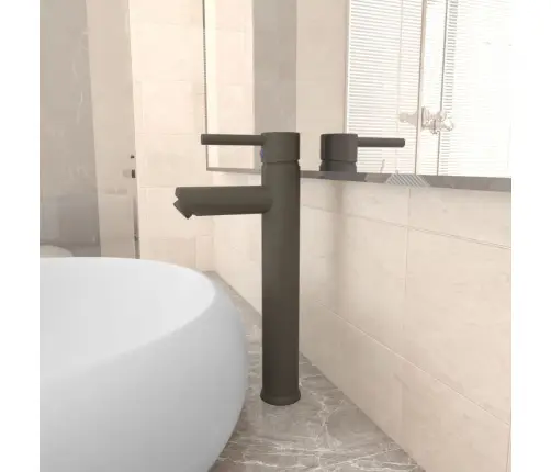 Vonios Kambario Maišytuvas, Pilkos Spalvos, 12X30Cm