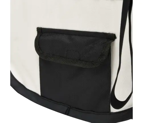 Sulankstomas Aptvaras Šunims Su Krepšiu, Juodas, 90X90X58Cm