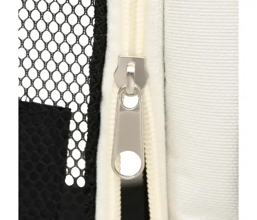 Sulankstomas Aptvaras Šunims Su Krepšiu, Juodas, 110X110X58Cm