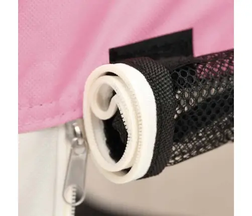 Sulankstomas Aptvaras Šunims Su Krepšiu, Rožinis, 110X110X58Cm