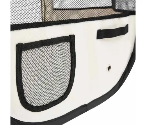 Sulankstomas Aptvaras Šunims Su Krepšiu, Mėlynas, 110X110X58Cm