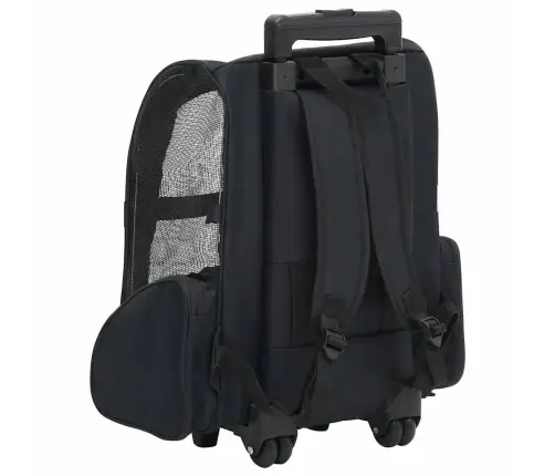 Mājdzīvnieku Ratiņi, Saliekami, Daudzfunkcionāli, Melni Vidaxl