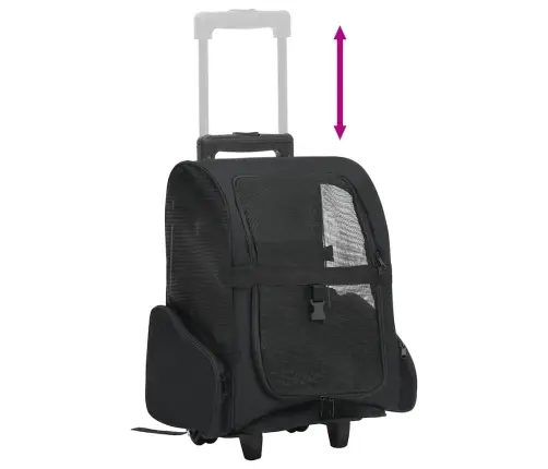 Mājdzīvnieku Ratiņi, Saliekami, Daudzfunkcionāli, Melni Vidaxl