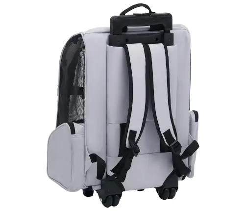 Mājdzīvnieku Ratiņi, Saliekami, Daudzfunkcionāli, Pelēki Vidaxl