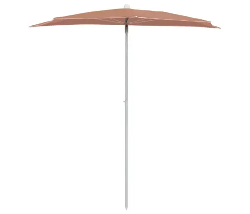 Päikesevari Postiga, Poolümar, 180 X 90 cm Terrakota