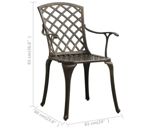 Aiatoolid 4 Tk, Valualumiinium, Pronks