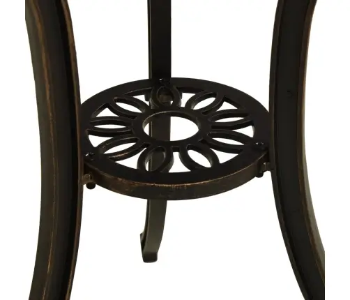 Sodo Staliukas, Bronzinės Spalvos, 62X62X65cm Lietas Aliuminis